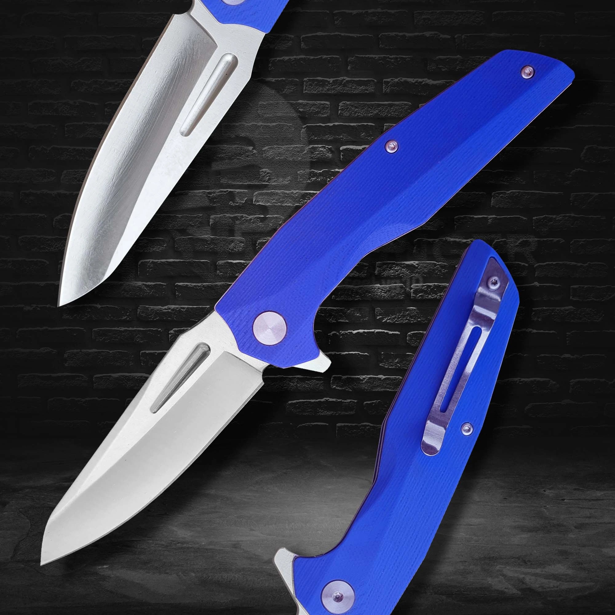 foto Zav�rac� EDC n�� Dellinger Coyotte Flipper Violet, ocel 8Cr14MoV